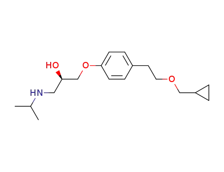 2-Propanol,1-[4-[2-(cyclopropylmethoxy)ethyl]phenoxy]-3-[(1-methylethyl)amino]-, (2R)-