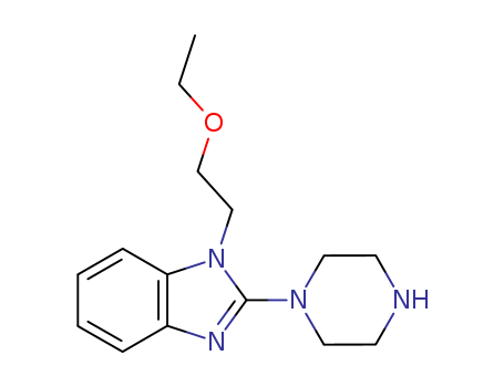 1H-Benzimidazole, 1-(2-ethoxyethyl)-2-(1-piperazinyl)-