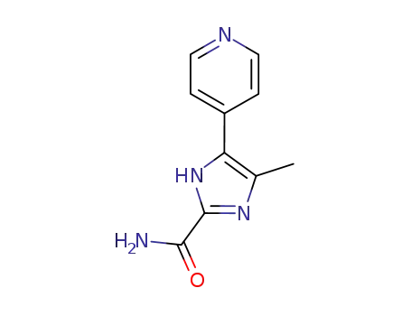 4-methyl-5-(4-pyridinyl)-1H-imidazole-2-carboxamide