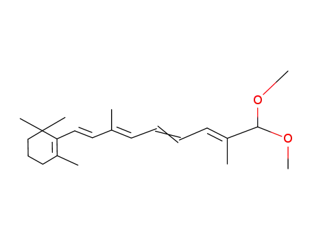 2-((1E,3E,5E,7E)-9,9-Dimethoxy-3,8-dimethyl-nona-1,3,5,7-tetraenyl)-1,3,3-trimethyl-cyclohexene