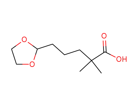 5-[1,3]Dioxolan-2-yl-2,2-dimethyl-pentanoic acid