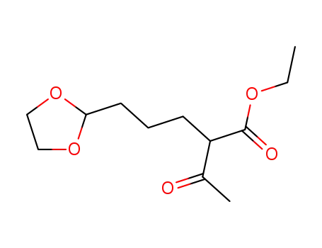 2-Acetyl-5-[1,3]dioxolan-2-yl-pentanoic acid ethyl ester
