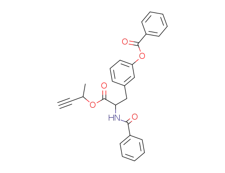 Benzoic acid 3-[2-benzoylamino-2-(1-methyl-prop-2-ynyloxycarbonyl)-ethyl]-phenyl ester