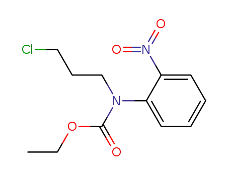 Molecular Structure of 100460-82-0 (Carbamic acid, (3-chloropropyl)(2-nitrophenyl)-, ethyl ester)