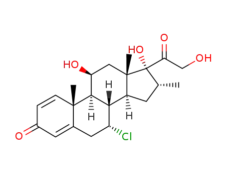 Pregna-1,4-diene-3,20-dione,7-chloro-11,17,21-trihydroxy-16-methyl-, (7a,11b,16a)-