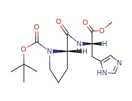 N-(tert-butoxycarbonyl)-L-prolyl-L-histidine methyl ester