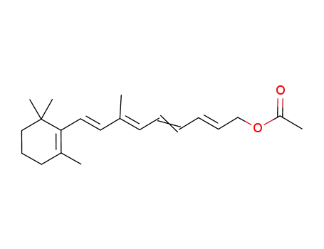 Acetic acid (2E,4E,6E,8E)-7-methyl-9-(2,6,6-trimethyl-cyclohex-1-enyl)-nona-2,4,6,8-tetraenyl ester