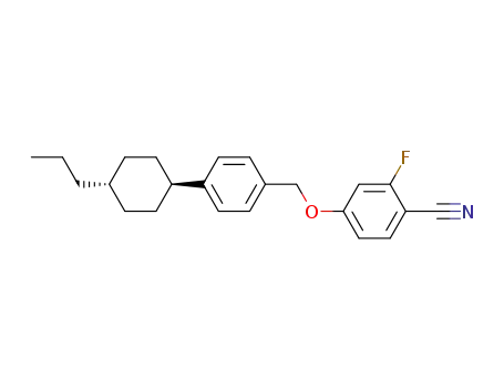 4-cyano-3-fluorophenyl 4-(trans-4-propylcyclohexyl)-benzyl ether