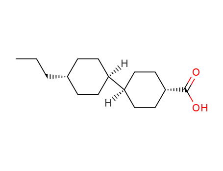 C16H28O2  65355-32-0 trans-4'-Propyl-(1,1'-bicyclohexyl)-4-carboxylic acid