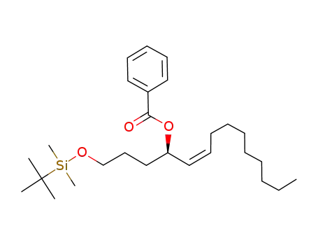 (4R,5Z)-1-t-butyldimethylsilyloxy-5-tetradecene-1-yl benzoate