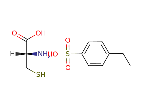4-ethylbenzenesulfonic acid D-cysteine salt
