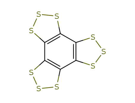 benzo<1,2-d><3,4-d'><5,6-d''>-tris-1,2,3-trithiole