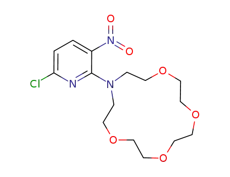 13-(6-Chloro-3-nitro-pyridin-2-yl)-1,4,7,10-tetraoxa-13-aza-cyclopentadecane