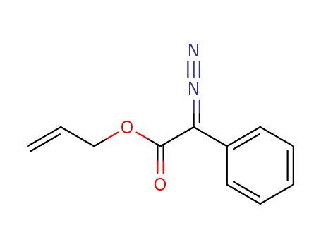 Molecular Structure of 145193-16-4 (Benzeneacetic acid, a-diazo-, 2-propenyl ester)