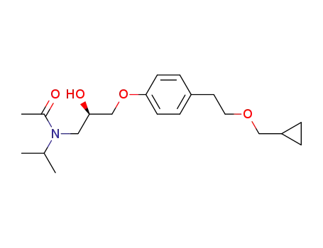 N-{(R)-3-[4-(2-Cyclopropylmethoxy-ethyl)-phenoxy]-2-hydroxy-propyl}-N-isopropyl-acetamide