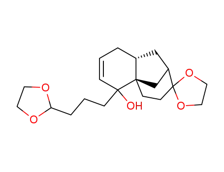 (1RS,6RS,8SR)-2-(4,4-ethylenedioxybutyl)-2-hydroxytricyclo<6.3.1.01,6>dodec-3-ene-9-one 9,9-ethylene acetal