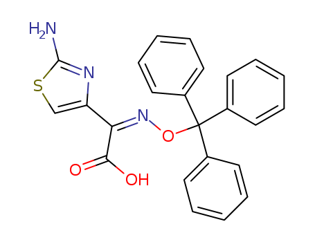 (Z)-2-(2-Aminothiazole-4-yl-)-2-trityloxyimino acetic acid