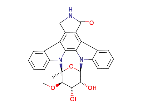 Molecular Structure of 155416-34-5 (4'-demethylamino-4',5'-dihydroxystaurosporine)