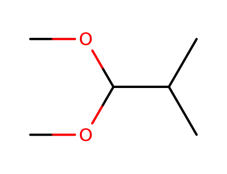 Molecular Structure of 41632-89-7 (1,1-Dimethoxy-2-methylpropane)