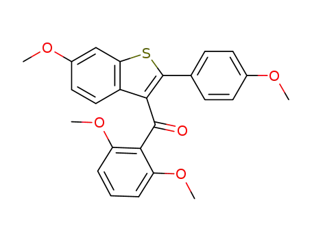 3-(2', 6'-dimethoxybenzoyl)-2-(4'-methoxyphenyl)-6-methoxybenzo[b]thiophene