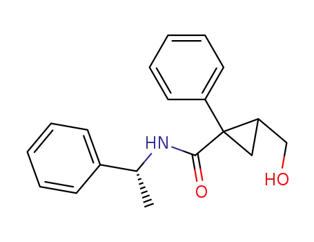 (-)-2-Hydroxymethyl-1-phenylcyclopropanecarboxylic acid (1-phenylethyl)amide