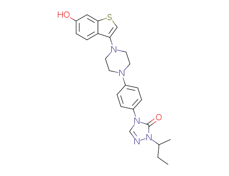 2-sec-Butyl-4-{4-[4-(6-hydroxy-benzo[b]thiophen-3-yl)-piperazin-1-yl]-phenyl}-2,4-dihydro-[1,2,4]triazol-3-one