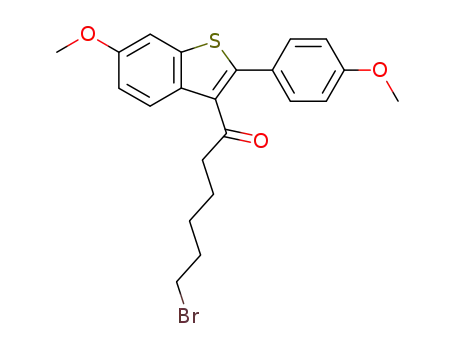 3-(6-bromohexanoyl)-6-methoxy-2-(4-methoxyphenyl)benzo[b]thiophen