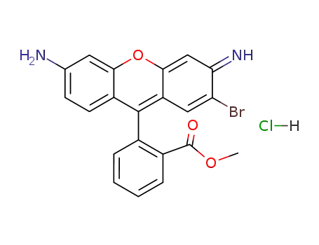 2-(6-Amino-2-bromo-3-imino-3H-xanthen-9-yl)-benzoic acid methyl ester; hydrochloride