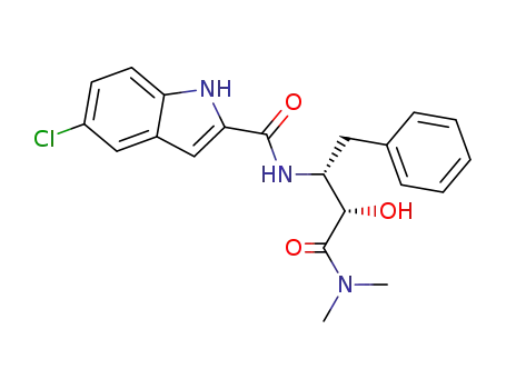 5-Chloro-1H-indole-2-carboxylic acid ((1R,2S)-1-benzyl-2-dimethylcarbamoyl-2-hydroxy-ethyl)-amide