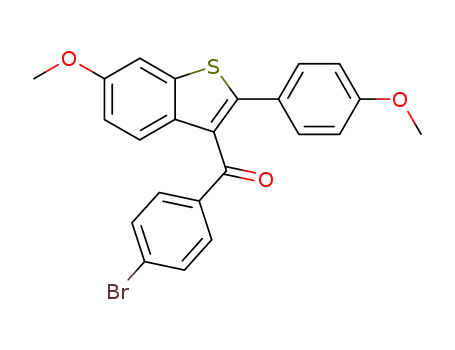 4-Bromophenyl-[6-methoxy-2-(4-methoxy-phenyl)benzo[b]thien-3-yl]methanone