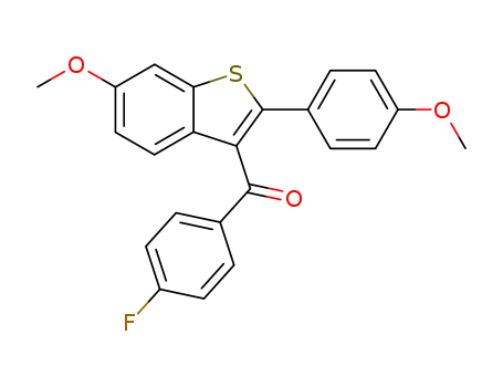 Methanone,
(4-fluorophenyl)[6-methoxy-2-(4-methoxyphenyl)benzo[b]thien-3-yl]-