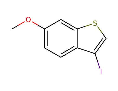 3-iodo-6-methoxy-benzo[b]thiophene