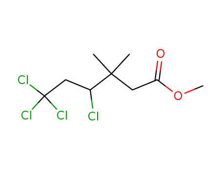 Hexanoic acid,4,6,6,6-tetrachloro-3,3-dimethyl-, methyl ester