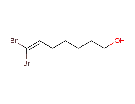 7,7-dibromo-6-hepten-1-ol