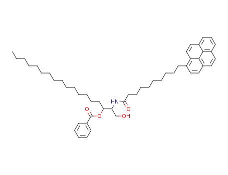 3-O-benzoyl-2-N-(4-(1-pyrenyl)decanoyl)-D,L-erythro-sphinganine