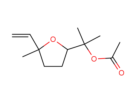acetic acid 1-methyl-1-(5-methyl-5-vinyl-tetrahydro-furan-2-yl)-ethyl ester