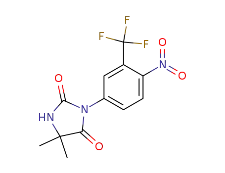 Molecular Structure of 63612-50-0 (Nilutamide)