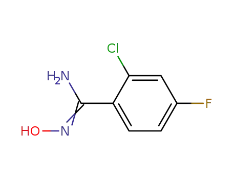 2-chloro-4-fluorobenzamidoxime