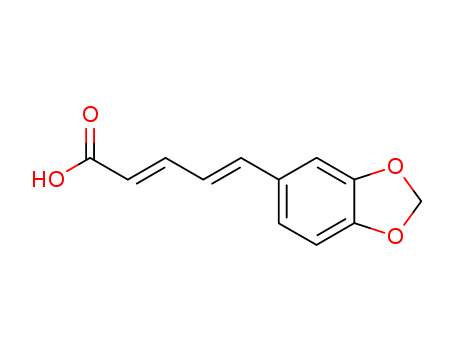 2,4-Pentadienoic acid,5-(1,3-benzodioxol-5-yl)-, (2E,4E)-