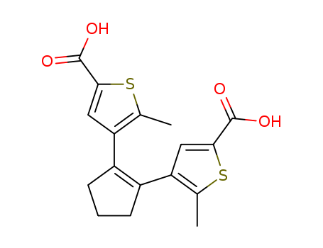 2-Thiophenecarboxylic acid, 4,4'-(1-cyclopentene-1,2-diyl)bis[5-methyl-