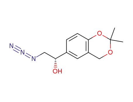 (1S)-2-azido-1-(2,2-dimethyl-4H-1,3-benzodioxin-6-yl)ethanol