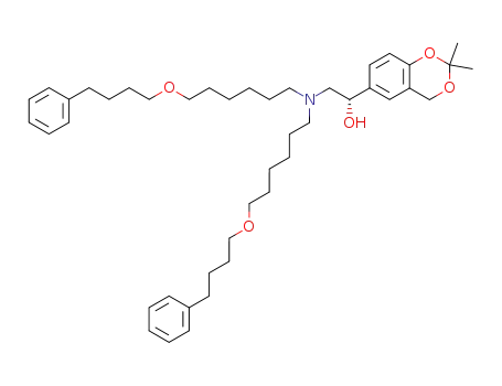 2-{bis-[6-(4-phenyl-butoxy)-hexyl]-amino}-1-(2,2-dimethyl-4H-benzo[1,3]dioxin-6-yl)-ethanol