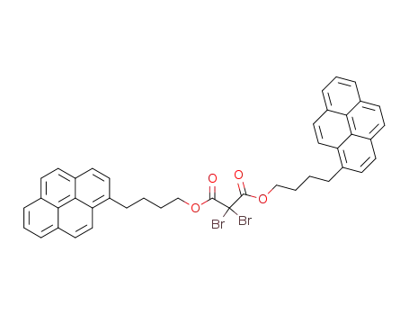 2,2-dibromo-malonic acid bis-(4-pyren-1-yl-butyl) ester