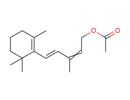 Acetic acid (2Z,4E)-3-methyl-5-(2,6,6-trimethyl-cyclohex-1-enyl)-penta-2,4-dienyl ester