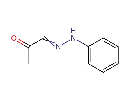 Molecular Structure of 5391-74-2 (PYRUVIC ALDEHYDE 1-PHENYLHYDRAZONE)