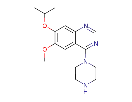 7-isopropoxy-6-methoxy-4-piperazin-1-yl-quinazoline