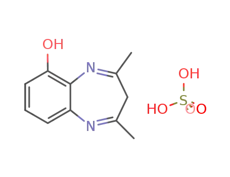 6-hydroxy-2,4-dimethyl-3H-benzo[b][1,4]diazepin-1-ium hydrogensulfonate