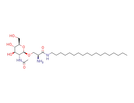 (S)-3-((2R,3R,4R,5S,6R)-3-Acetylamino-4,5-dihydroxy-6-hydroxymethyl-tetrahydro-pyran-2-yloxy)-2-amino-N-octadecyl-propionamide