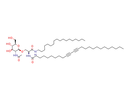 N-(10,12-pentacosadiynoyl)-O-(2-acetamido-2-deoxy-β-D-glucopyranosyl)-L-serineoctadecylamide