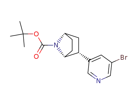 7-tert-butoxycarbonyl-2-exo-(3'-bromo-5'-pyridinyl)-7-azabicyclo[2.2.1]heptane